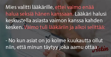 vaimo ei halua seksi|Vaimo ei halua seksiä